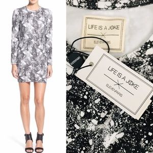ELEVEN PARIS NWT Space Bodycon DRESS Medium